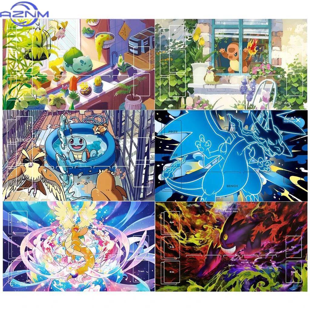 Door Mat Blank - Pokemon Adventure Scene TCG-speelmat, waterdichte, antislip