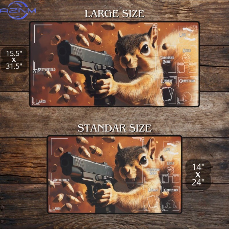 Eekhoorn Gun Playmat voor MTG- - Door Mat Blank recensie en prijs