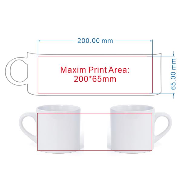 175ml kleine koffiemok, DIY LO - Sublimation Mug White recensie en prijs